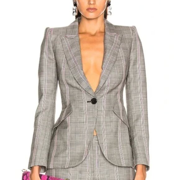 Alexander McQueen Prince of Wales Blazer